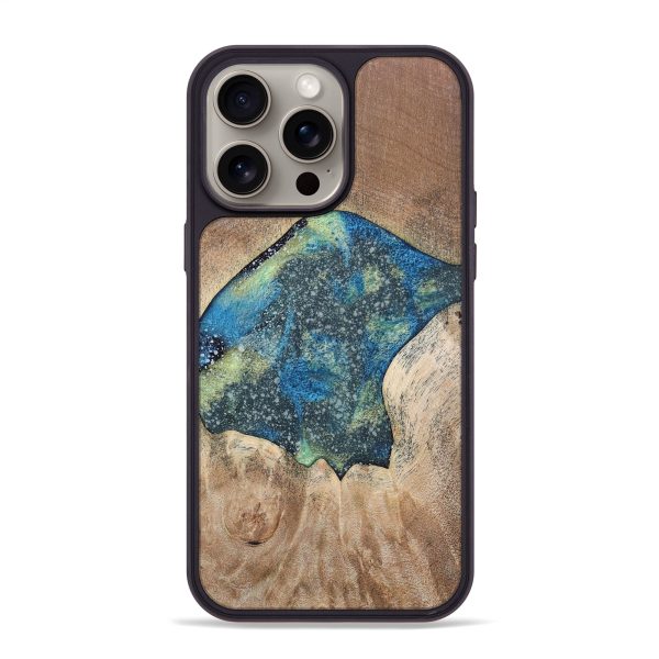 iPhone 15 Pro Max Wood+Resin Phone Case - Dakota (Cosmos, 667872) Sale