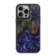 iPhone 15 Pro Max Wood+Resin Phone Case - Kaylie (Purple, 668416) Online now