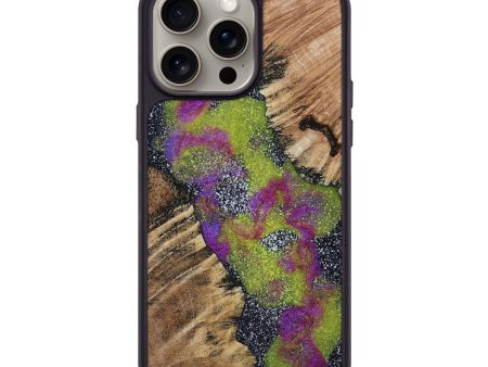 iPhone 15 Pro Max Wood+Resin Phone Case - Quentin (Cosmos, 667321) Online Sale