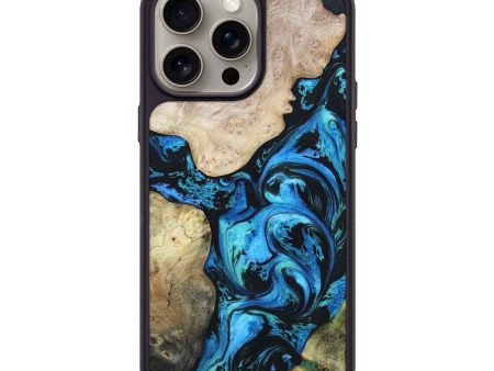 iPhone 15 Pro Max Wood+Resin Phone Case - Kinsley (Mosaic, 668760) Online