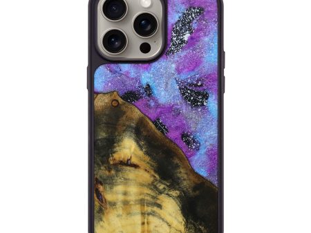 iPhone 15 Pro Max Wood+Resin Phone Case - Audra (Cosmos, 667838) Online now