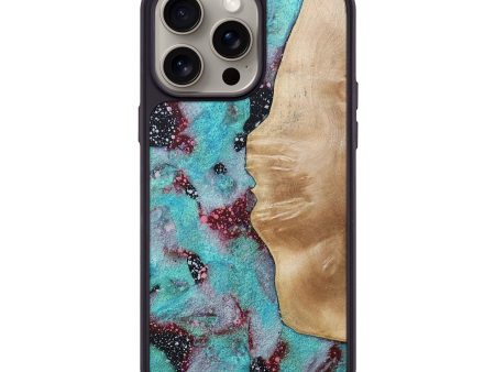 iPhone 15 Pro Max Wood+Resin Phone Case - Valerie (Cosmos, 667032) Discount