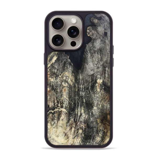 iPhone 15 Pro Max Wood+Resin Phone Case - Christy (Wood Burl, 667904) Sale