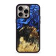 iPhone 15 Pro Max Wood+Resin Phone Case - Tucker (Blue, 666656) Fashion