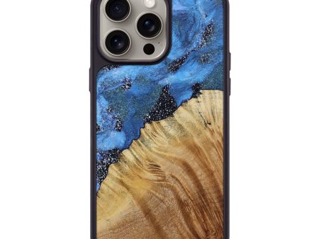 iPhone 15 Pro Max Wood+Resin Phone Case - Ainsley (Cosmos, 667326) Supply