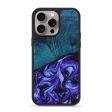 iPhone 15 Pro Max Wood+Resin Phone Case - Antonio (Purple, 668981) Online Sale