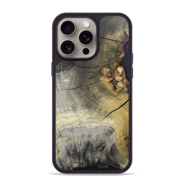 iPhone 15 Pro Max Wood+Resin Phone Case - Kassandra (Wood Burl, 667900) Online