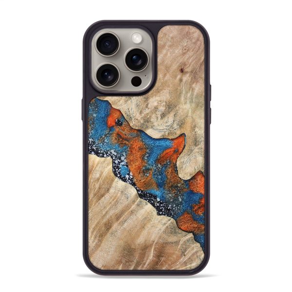 iPhone 15 Pro Max Wood+Resin Phone Case - Chuck (Cosmos, 667834) Supply