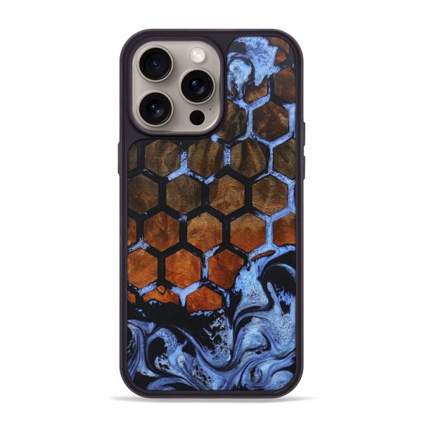 iPhone 15 Pro Max Wood+Resin Phone Case - Kenny (Pattern, 670262) Sale