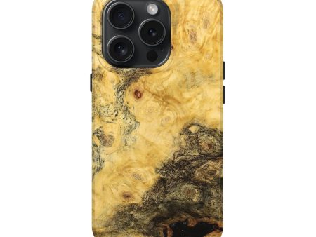 iPhone 15 Pro Wood+Resin Live Edge Phone Case - Andrea (Wood Burl, 668238) Sale