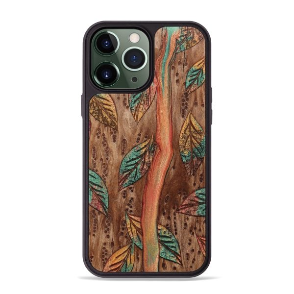 iPhone 13 Pro Max Wood+Resin Phone Case - Shayla (Harvest, 667165) Discount