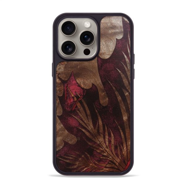 iPhone 15 Pro Max Wood+Resin Phone Case - Katrina (Harvest, 668309) Online Sale