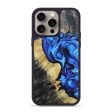 iPhone 15 Pro Max Wood+Resin Phone Case - Cameron (Blue, 668479) Hot on Sale