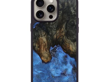 iPhone 15 Pro Max Wood+Resin Phone Case - Antoine (Cosmos, 667333) For Cheap