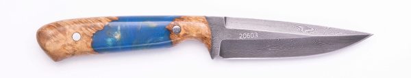 Carved Damascus Field Knife #20603 Hot on Sale