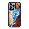 iPhone 15 Pro Max Wood+Resin Phone Case - Kailey (Mosaic, 666550) For Discount