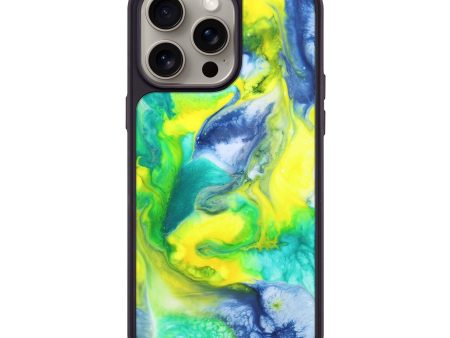 iPhone 15 Pro Max Wood+Resin Phone Case - Edward (Watercolor, 667264) Online Sale