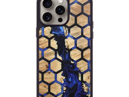 iPhone 15 Pro Max Wood+Resin Phone Case - Danna (Pattern, 668443) Supply