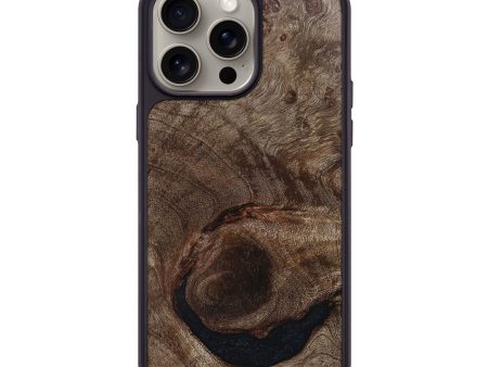 iPhone 15 Pro Max Wood+Resin Phone Case - Dina (Wood Burl, 667905) Fashion