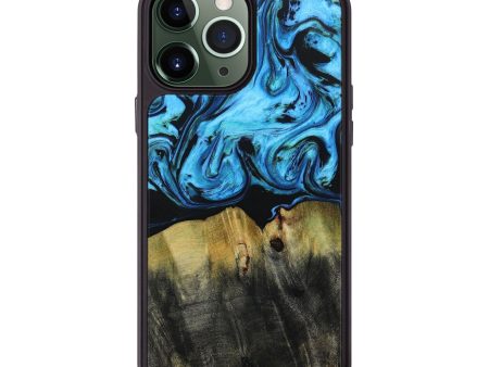 iPhone 13 Pro Max Wood+Resin Phone Case - Sheryl (Blue, 667577) Online