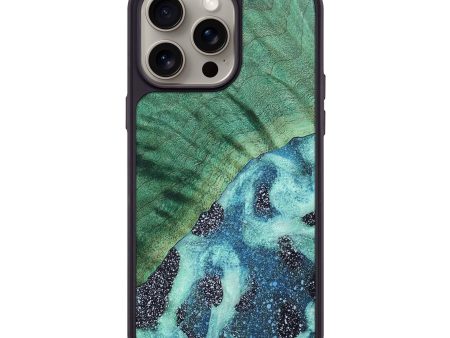 iPhone 15 Pro Max Wood+Resin Phone Case - Emersyn (Cosmos, 667858) For Sale