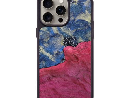 iPhone 15 Pro Max Wood+Resin Phone Case - Bailey (Cosmos, 667329) For Sale