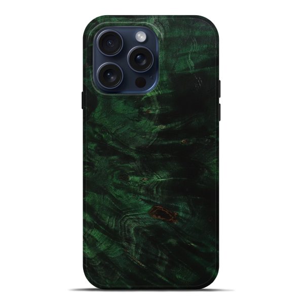 iPhone 15 Pro Max  Live Edge Phone Case - Lottie (Wood Burl, 667279) Supply