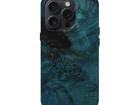 iPhone 15 Pro Wood+Resin Live Edge Phone Case - Ashton (Wood Burl, 667154) Sale