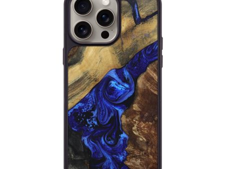 iPhone 15 Pro Max Wood+Resin Phone Case - Mamie (Mosaic, 668747) Online