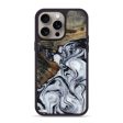 iPhone 15 Pro Max Wood+Resin Phone Case - Glenn (Black & White, 667251) Discount