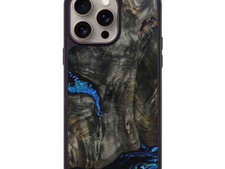 iPhone 15 Pro Max Wood+Resin Phone Case - Ember (Wood Burl, 667578) Supply