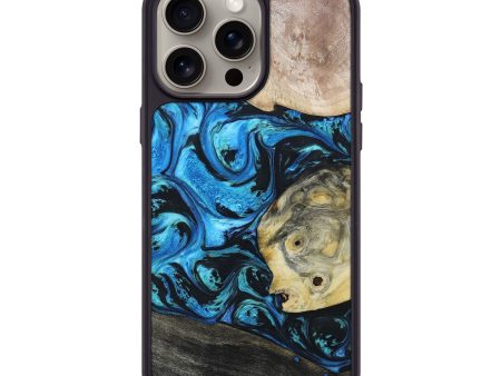 iPhone 15 Pro Max Wood+Resin Phone Case - Keaton (Mosaic, 668754) Online