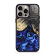 iPhone 15 Pro Max Wood+Resin Phone Case - Reagan (Blue, 666420) Online