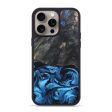 iPhone 15 Pro Max Wood+Resin Phone Case - Dorothea (Blue, 666332) Hot on Sale