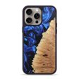 iPhone 15 Pro Max Wood+Resin Phone Case - Ryleigh (Blue, 668478) Online Hot Sale