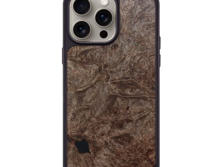 iPhone 15 Pro Max Wood+Resin Phone Case - Micah (Wood Burl, 668337) For Cheap