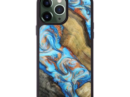 iPhone 13 Pro Max Wood+Resin Phone Case - Sabrina (Mosaic, 668733) For Cheap