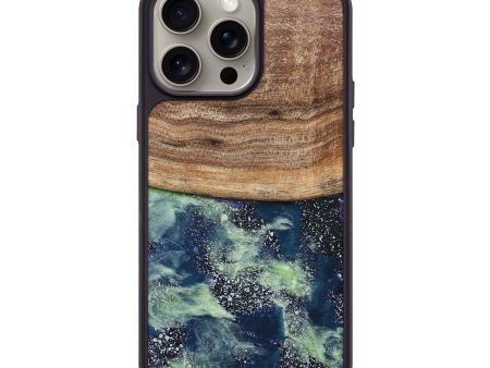 iPhone 15 Pro Max Wood+Resin Phone Case - Dominic (Cosmos, 668473) For Cheap