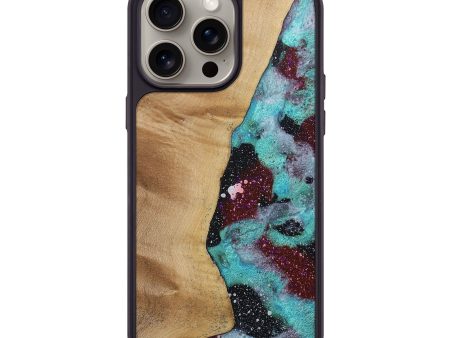 iPhone 15 Pro Max Wood+Resin Phone Case - Don (Cosmos, 667038) Online Hot Sale