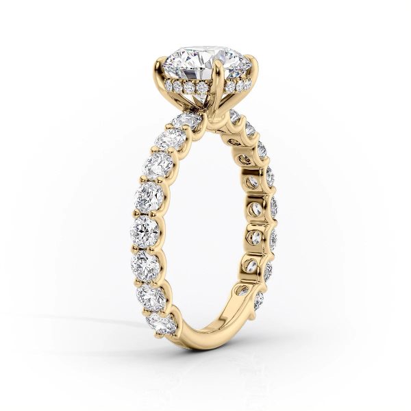 The Adelle Set With A 1 Carat Princess Moissanite For Cheap