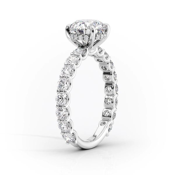 The Adelle Set With A 3 Carat Radiant Moissanite Cheap